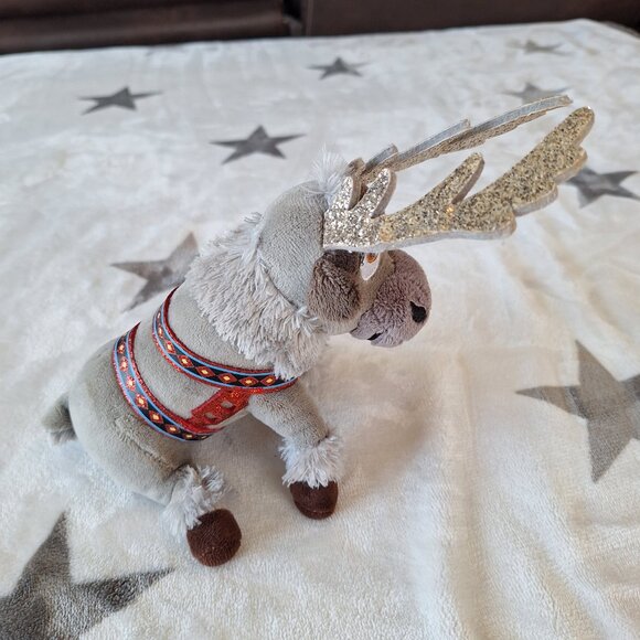 TY Sparkle SVEN Reindeer 2019 Disney Frozen 2 Beanie Buddy Plush Toy  9" - Picture 4 of 8